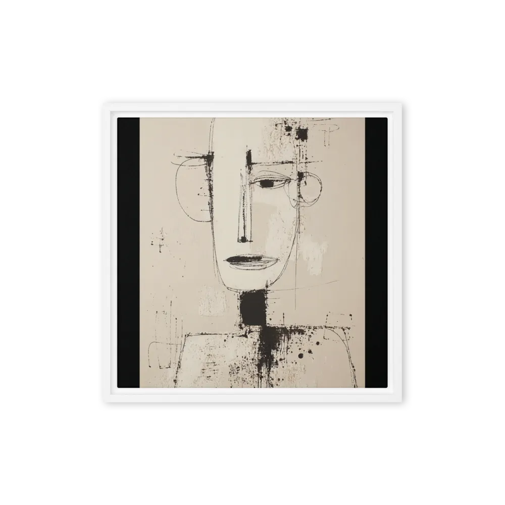 The Introspective Gaze 
 Metal Print | 12″x 12″
