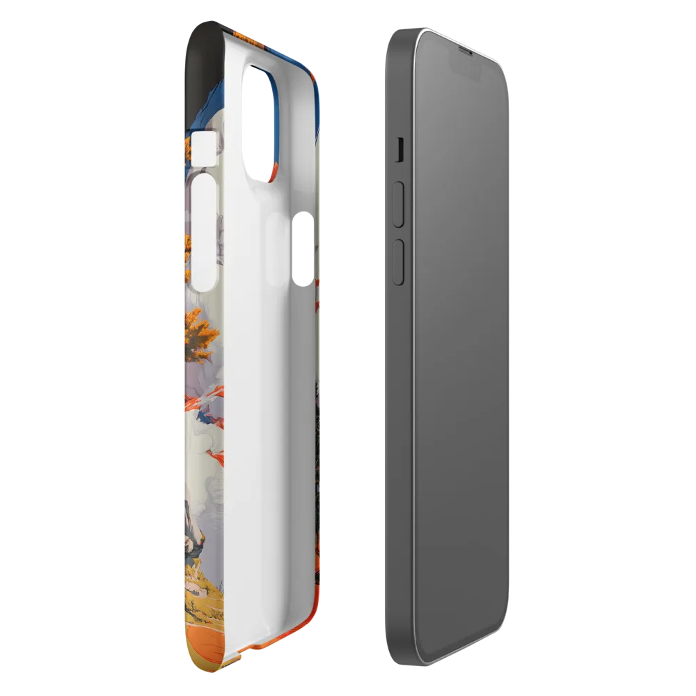Autumn's Graphic Embrace | Phone Case