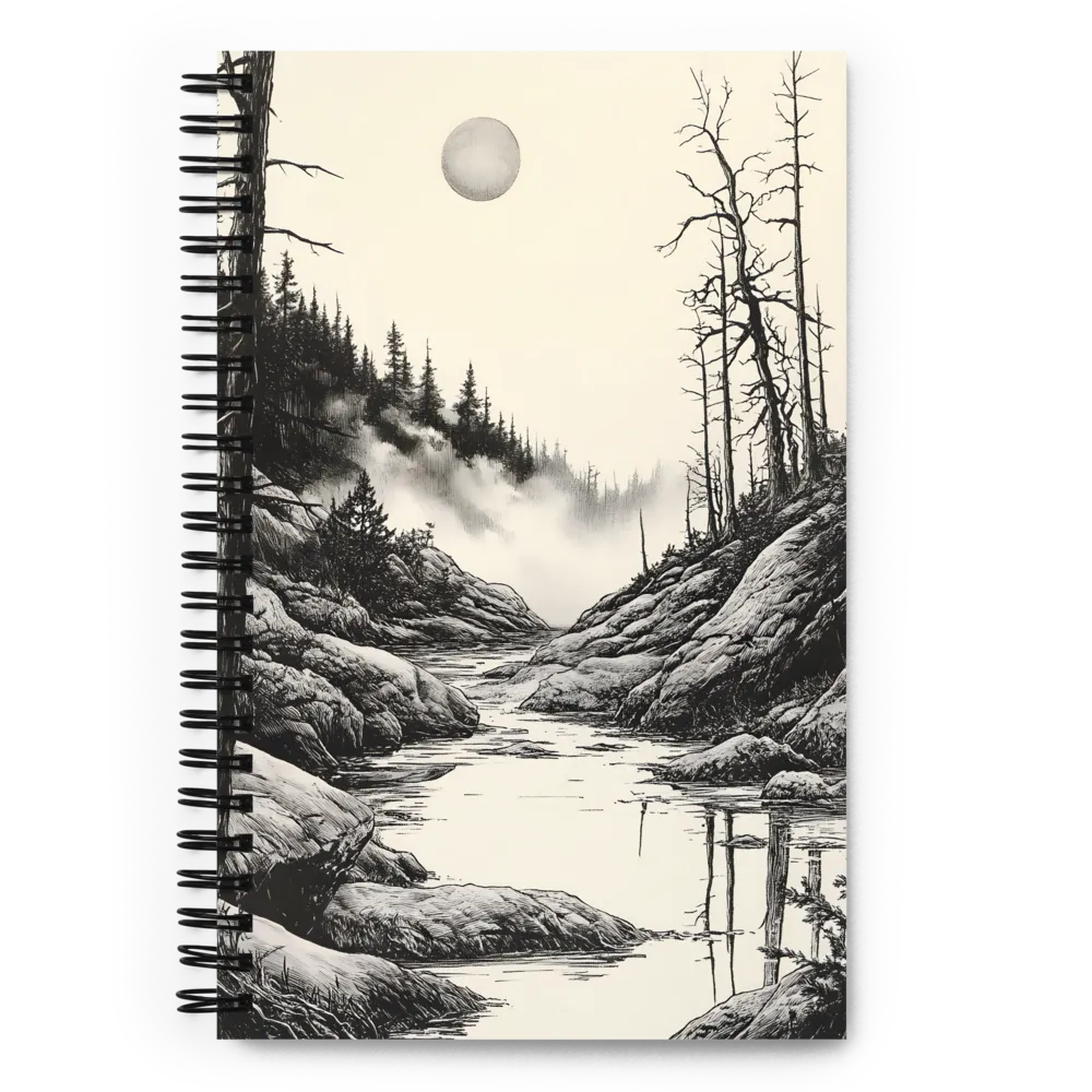 Nocturne of the Whispering Woods 
 Spiral Notebook | 140 pages