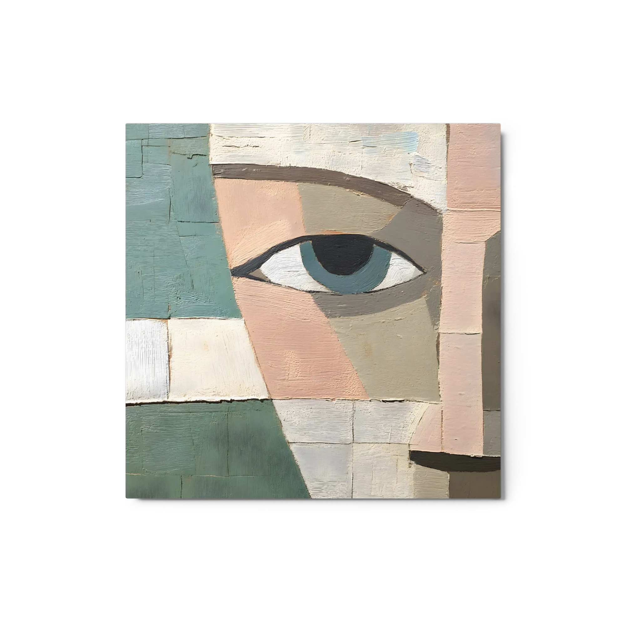 Fragmented Gaze 
 Canvas | 8″x 8″