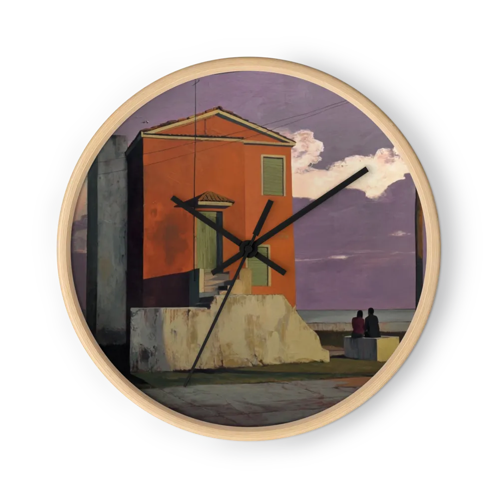 Twilight by the Sea | Wall Clock