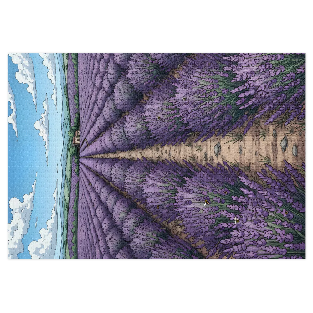 Lavender Rows | Jigsaw Puzzles