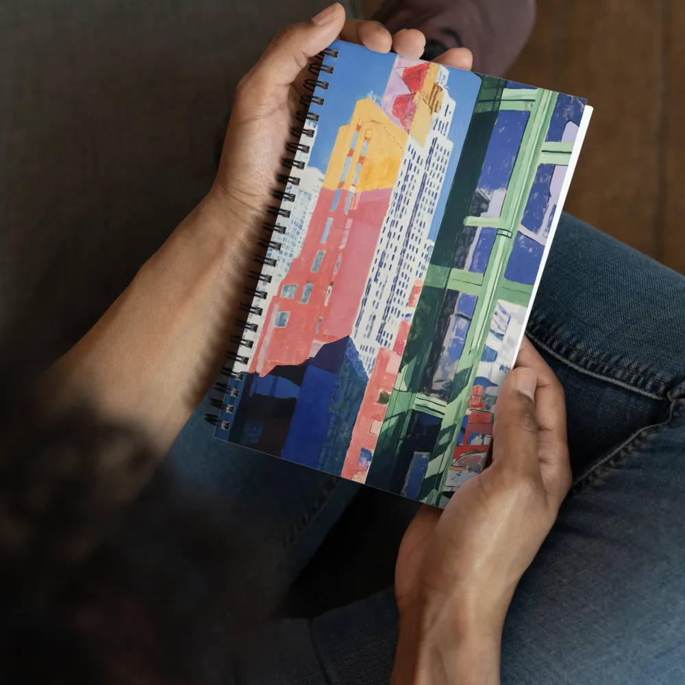 Fauvist Cityscape Vibrancy 
 Spiral Notebook | 140 pages