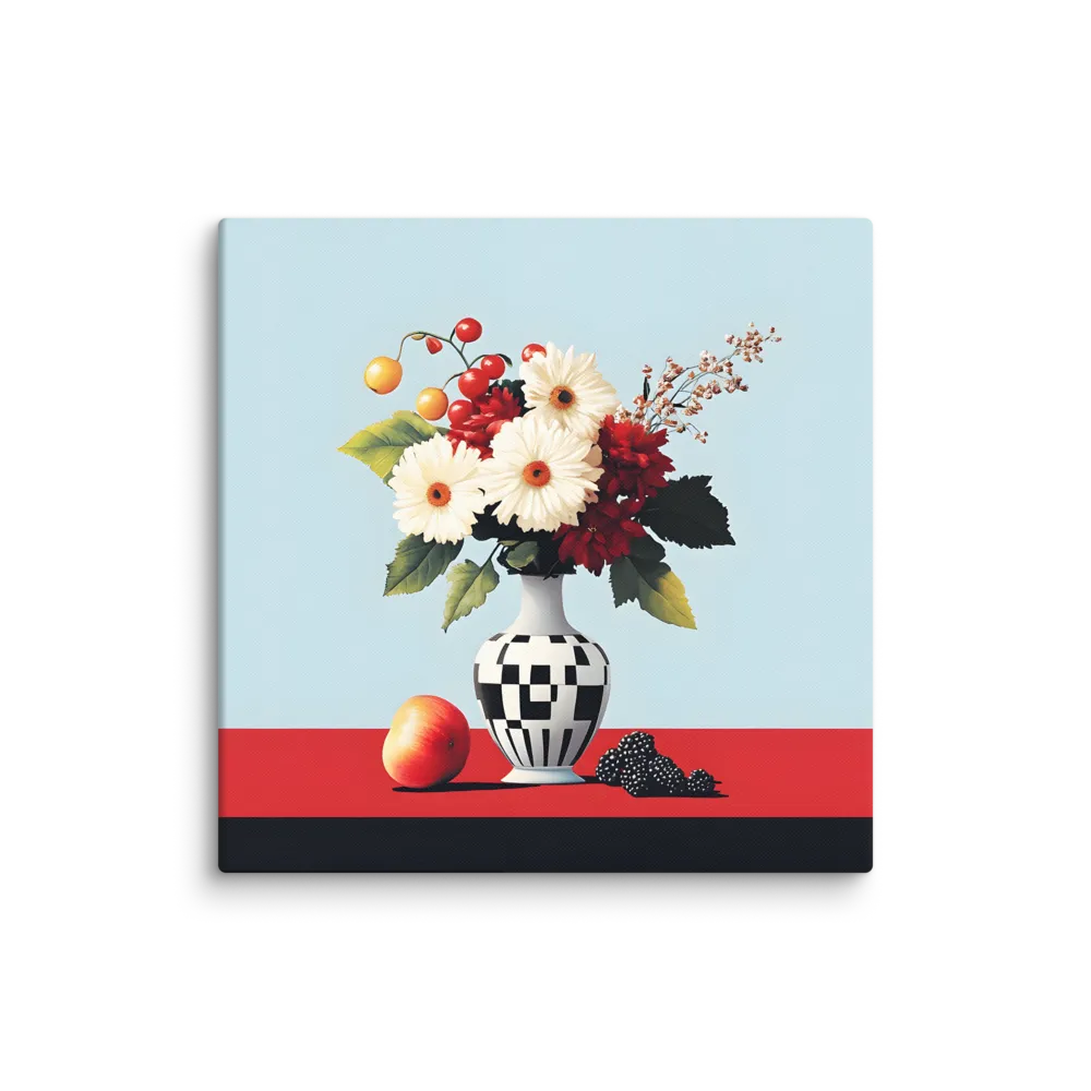 Contrast in Bloom 
 Canvas | 36″x 36″