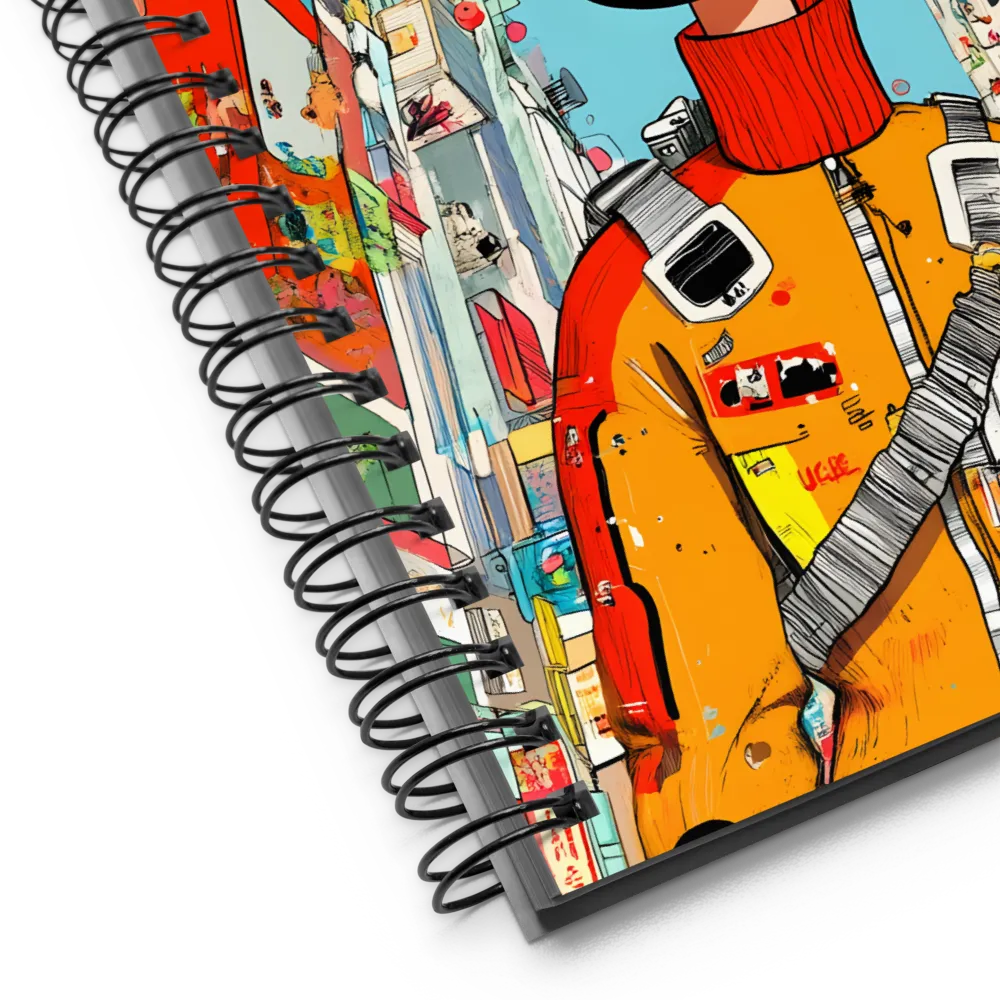Urban Explorer Portrait 
 Spiral Notebook | 140 pages