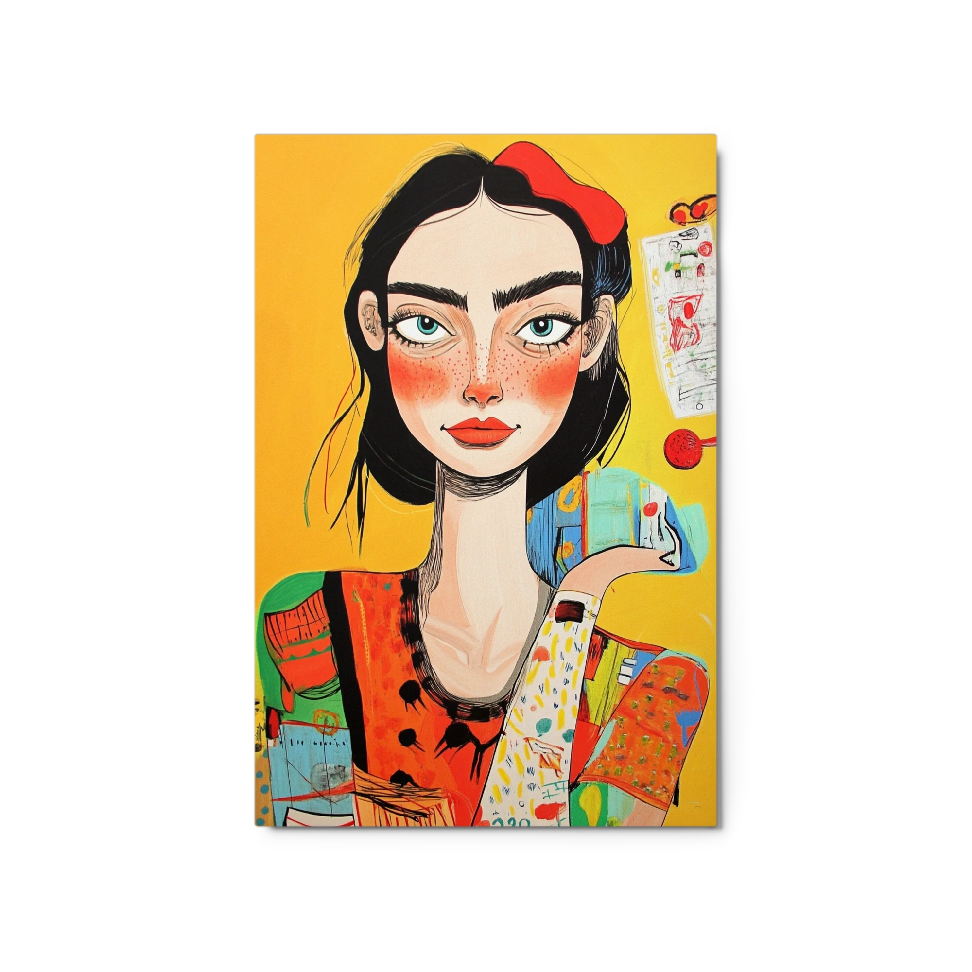 Vibrant Woman Portrait