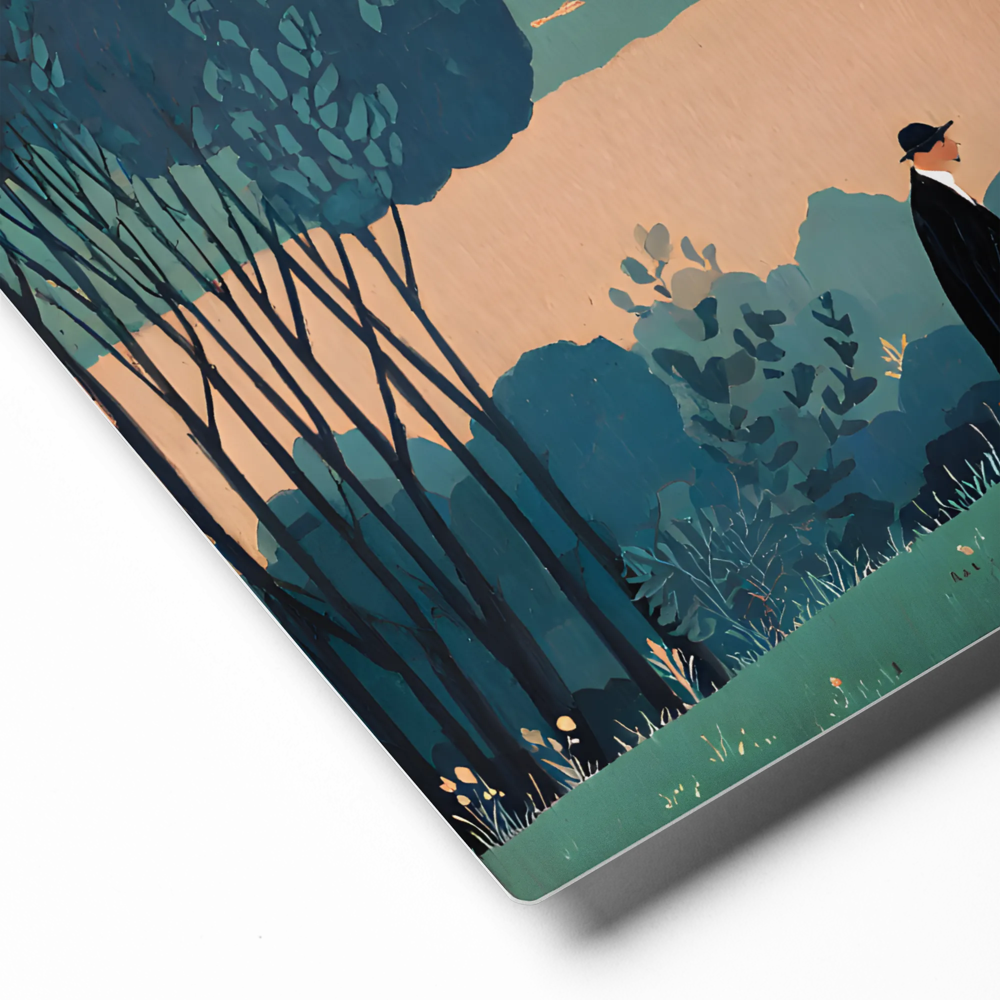 Evening Stroll with Companion | Art Print