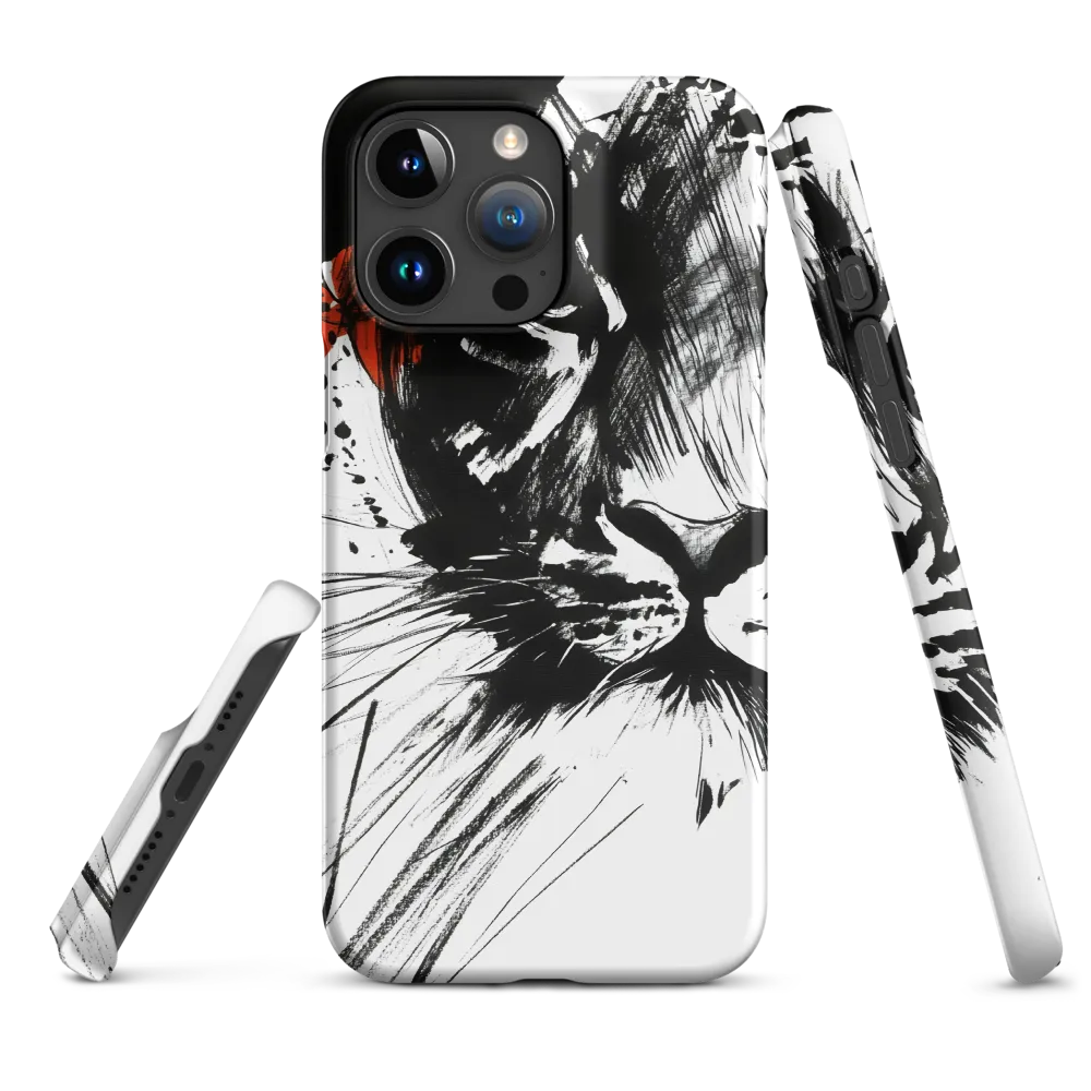 The Red Petal Panther | Phone Case