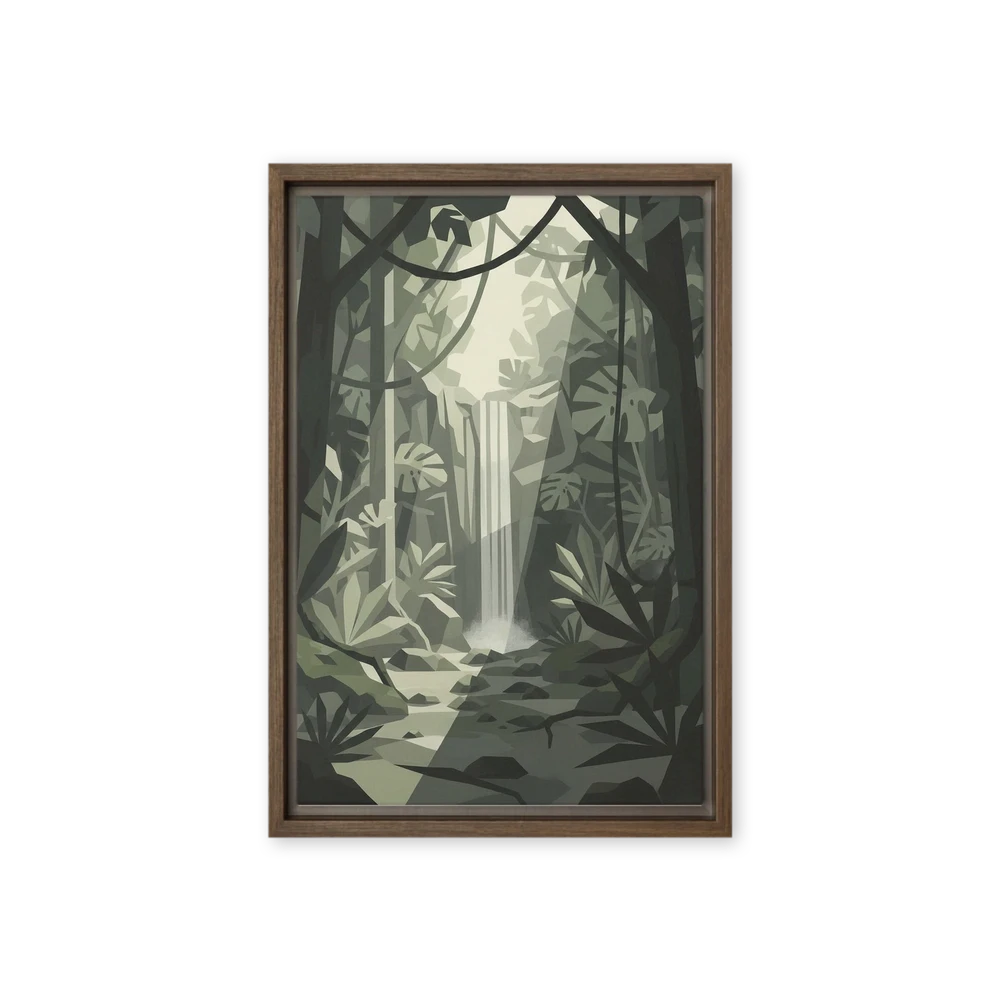 Mystical Jungle Waterfall | Art Print