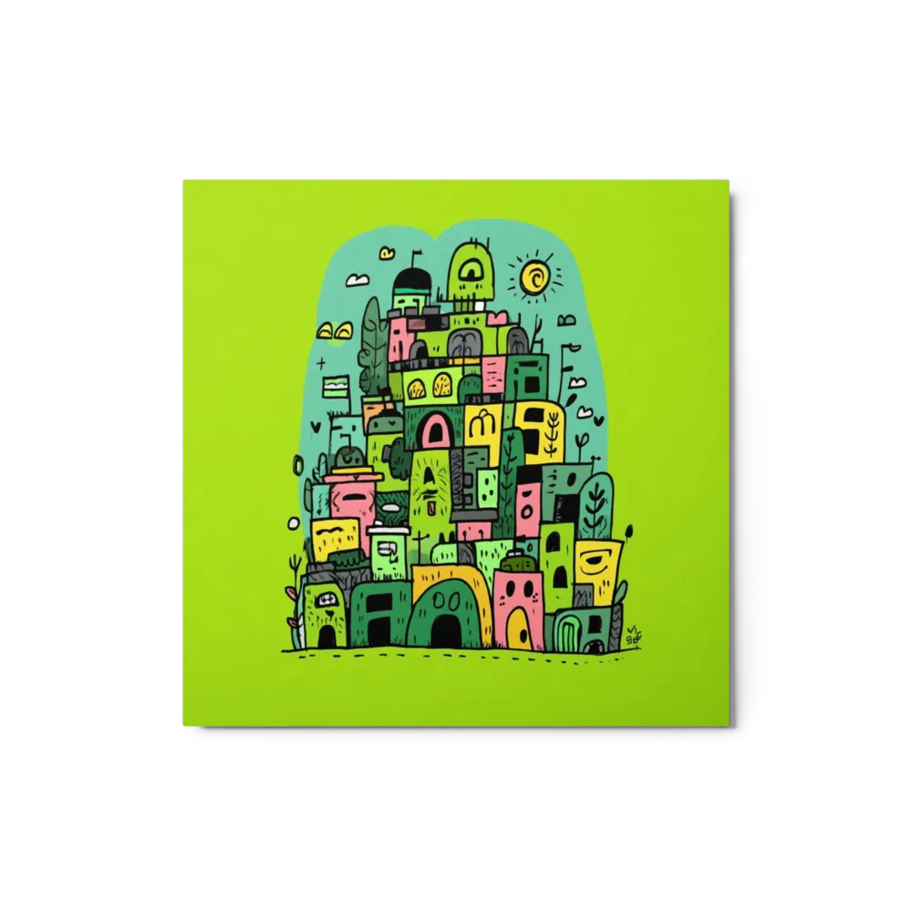 Green Canopy Citadel 
 Canvas | 30″x 30″