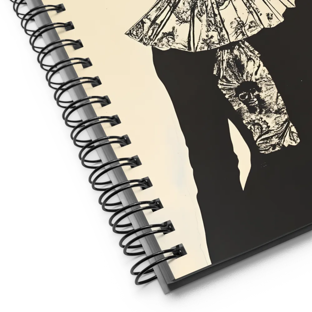 Avian Figure Portrait 
 Spiral Notebook | 140 pages