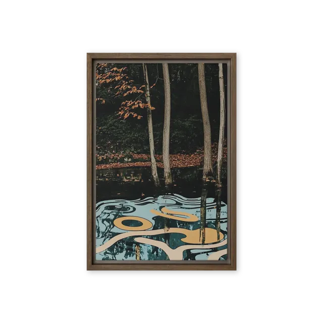 Autumn Grove Reflection | Art Print