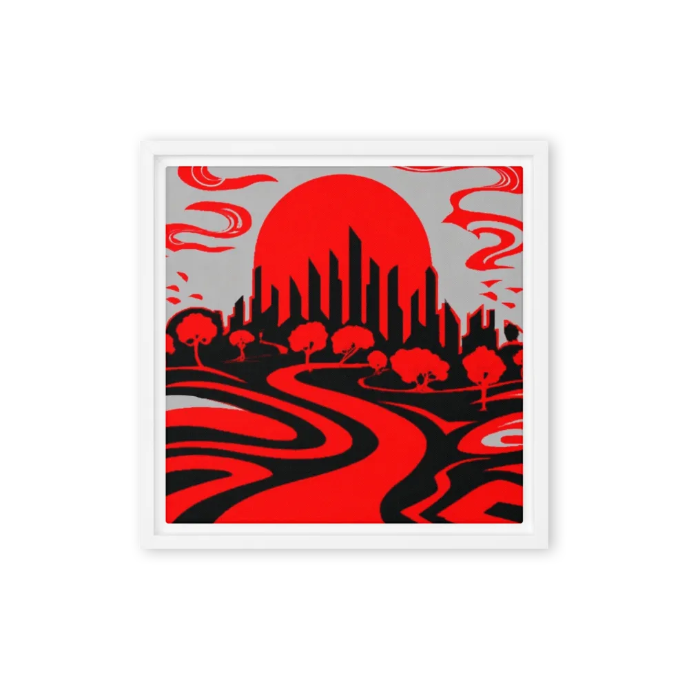 Red Sun Horizon | Art Print