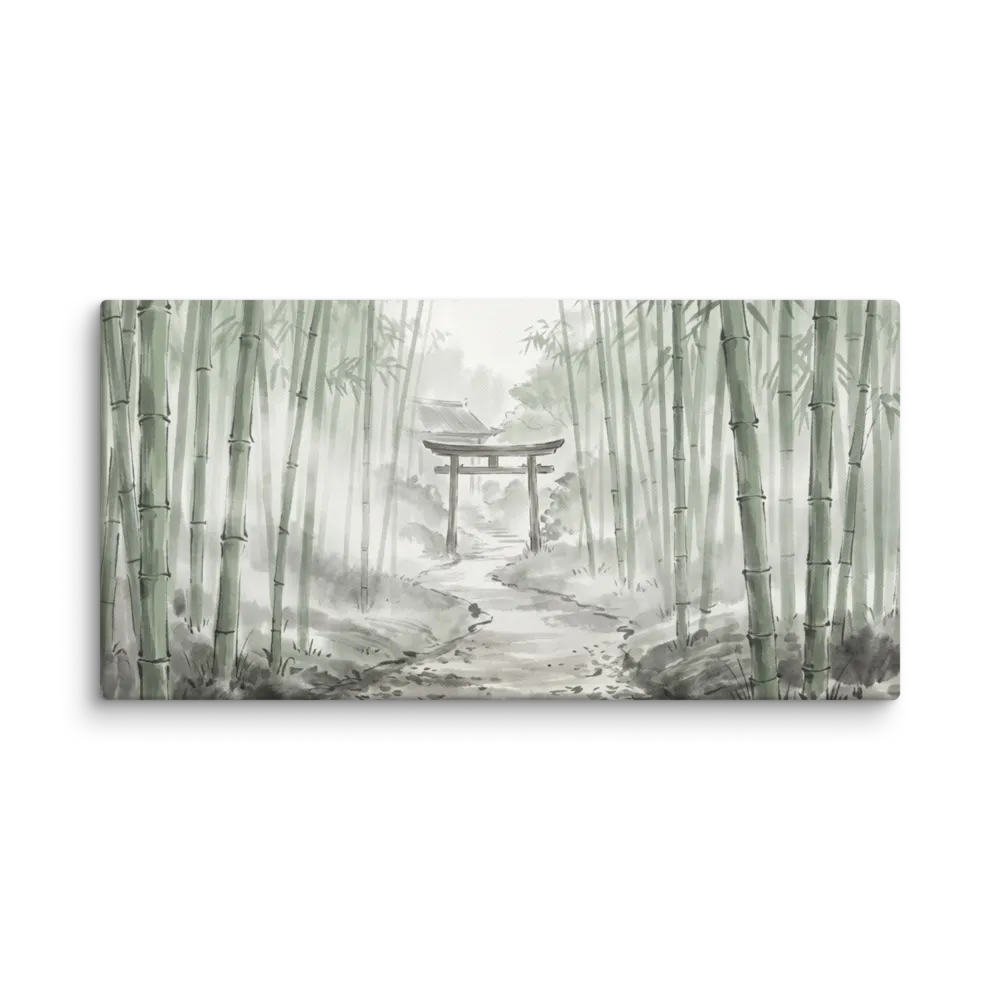 Serene Bamboo Forest Path