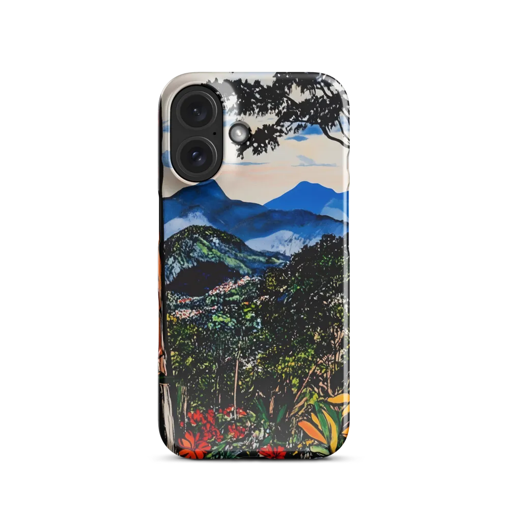 Tropical Mountain Forest 
 iPhone 14 Pro Max | Snap Case