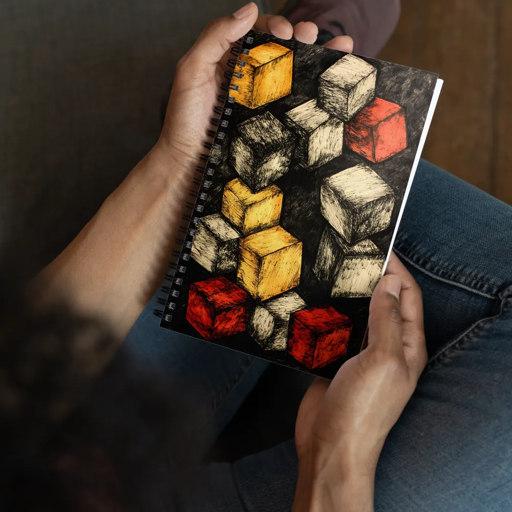 Dynamic Cube Composition 
 Spiral Notebook | 140 pages