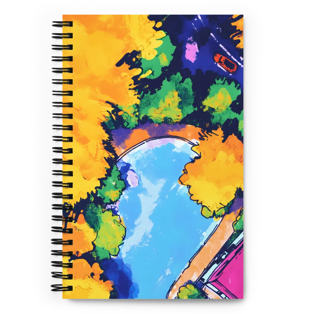 Overhead City Park 
 Spiral Notebook | 140 pages