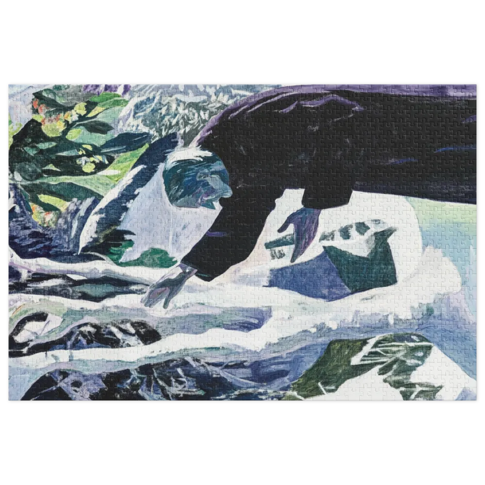 La Prière de la Forêt 
 Puzzle en boite metallique