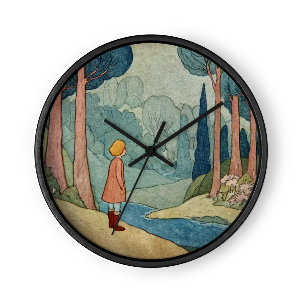 The Forest Stream | Wall Clock