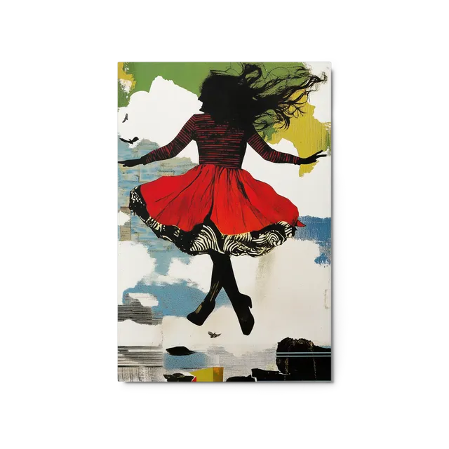 Rhythmic Silhouette Dance | Art Print