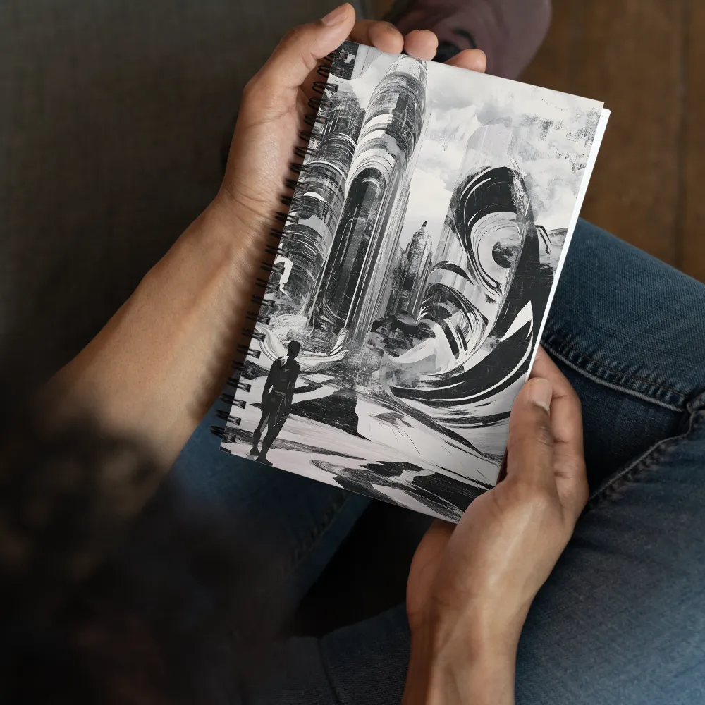 Gaze of Dystopia 
 Spiral Notebook | 140 pages