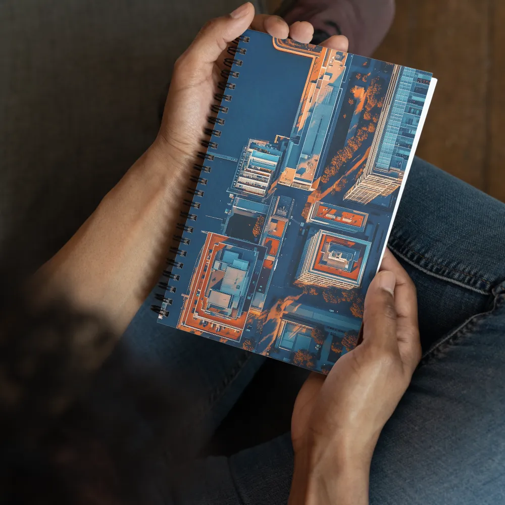 Urban Waterfront Dawn 
 Spiral Notebook | 140 pages