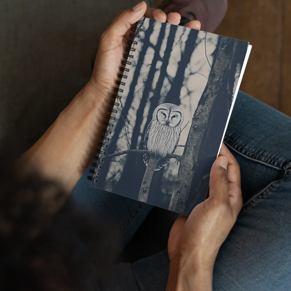 Watchful Forest Owl 
 Spiral Notebook | 140 pages