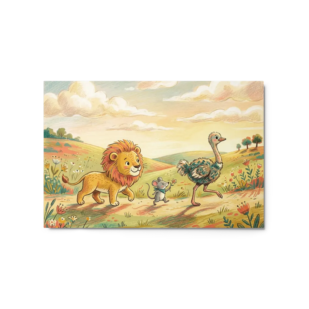 Whimsical Animal Journey | Art Print