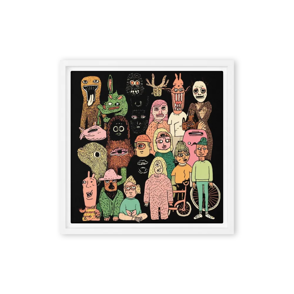 Eccentric Monster Crowd | Art Print