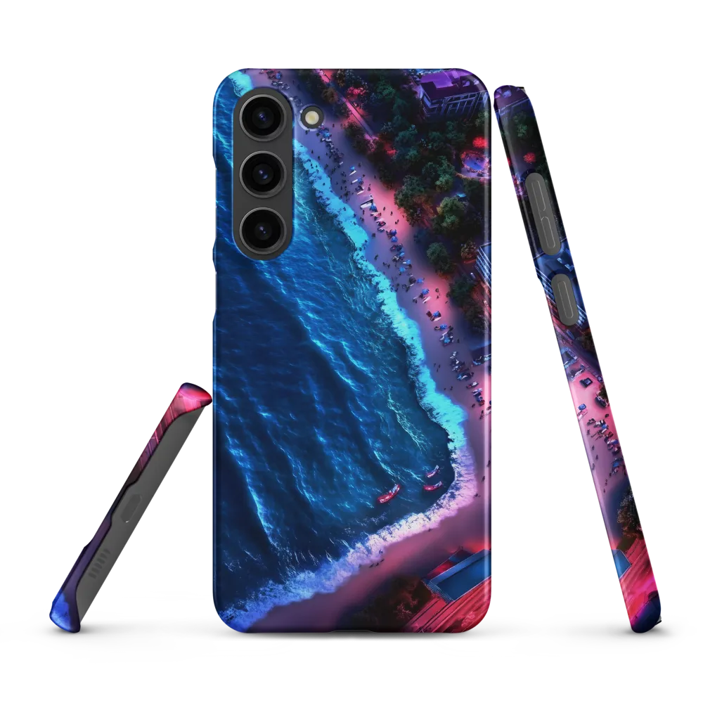 Aerial Seaside View at Twilight | Phone Case