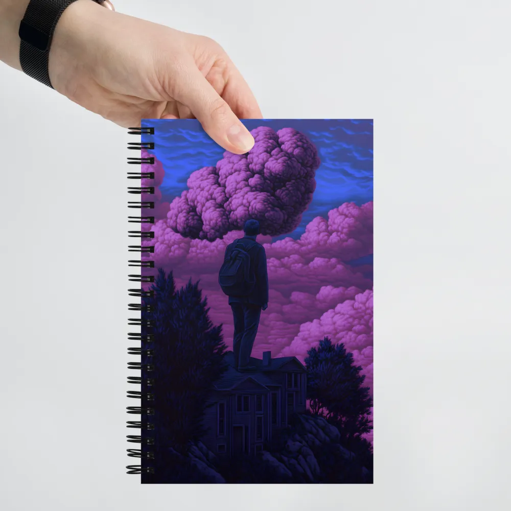 Rooftop Dreamscape 
 Spiral Notebook | 140 pages