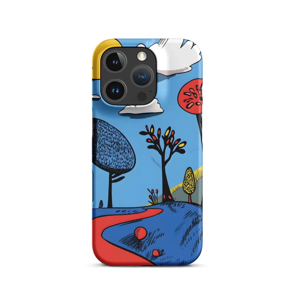 Playful Landscape Illustration | Phone Case