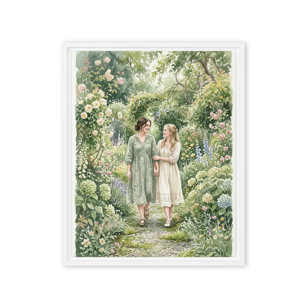 Enchanted Garden Stroll | Art Print