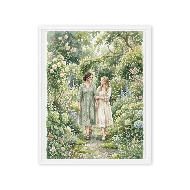 Enchanted Garden Stroll | Art Print