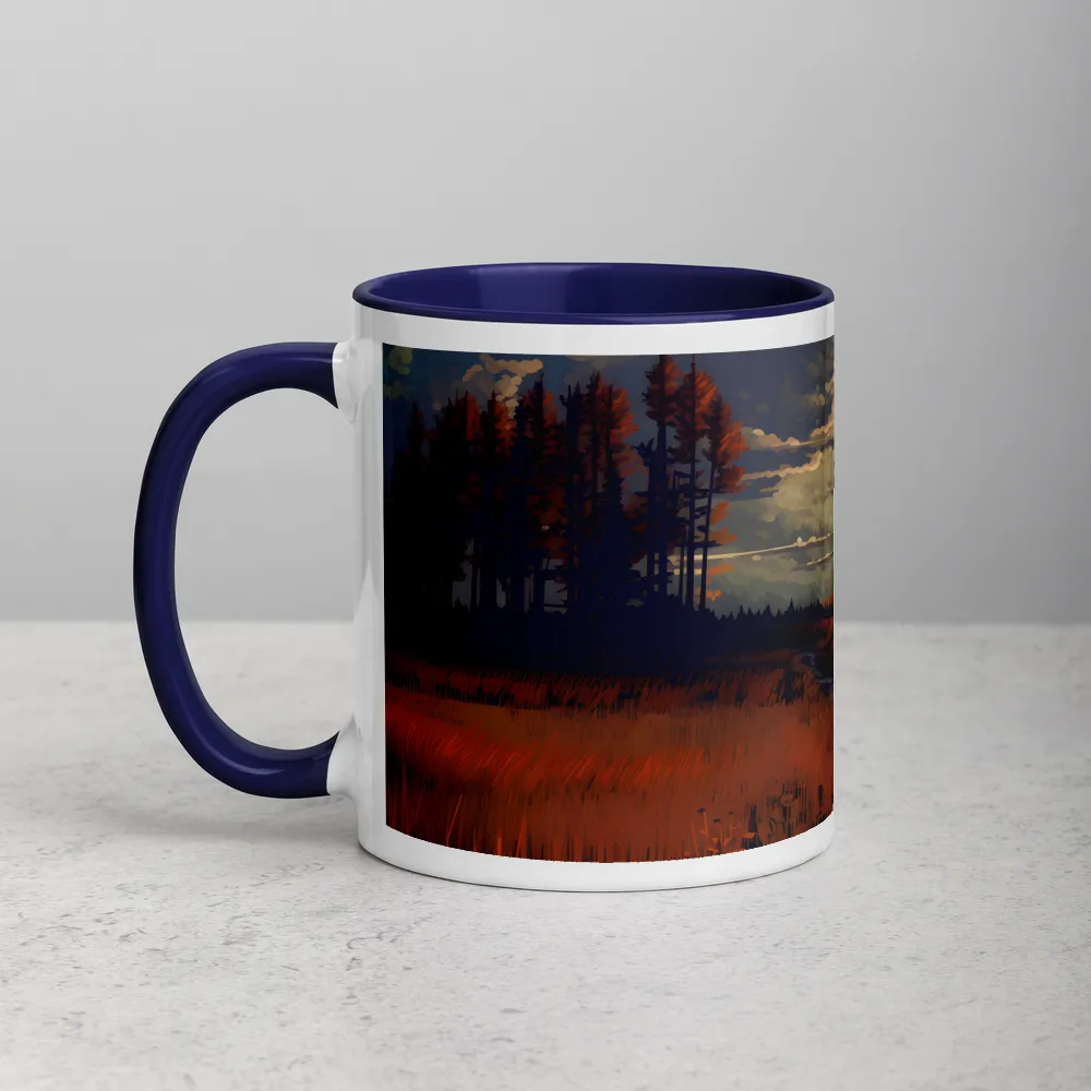 Sienna Stream 
 Mug with Red inside