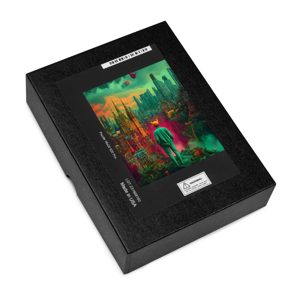 Enchanted Urban Dream 
 Jigsaw Puzzle in Tin Box