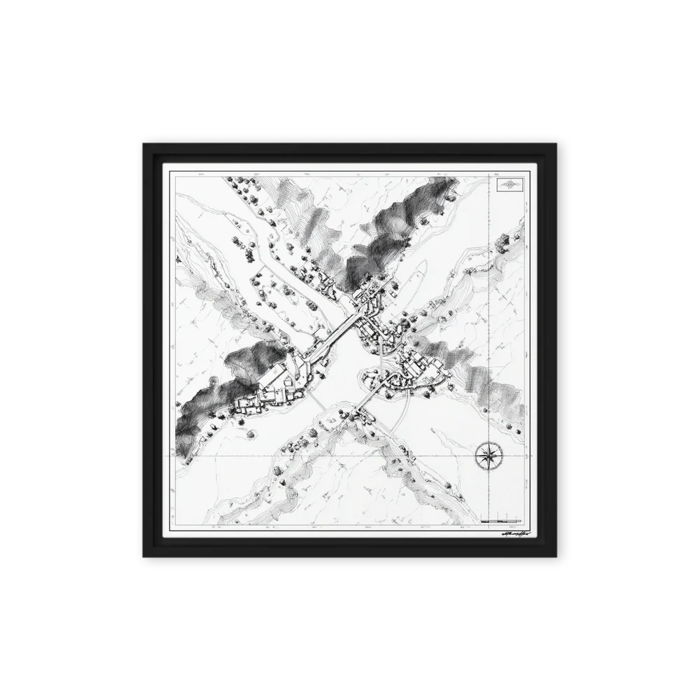 Topographic Site Map | Art Print