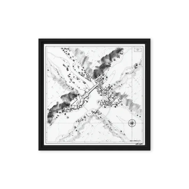 Topographic Site Map | Art Print