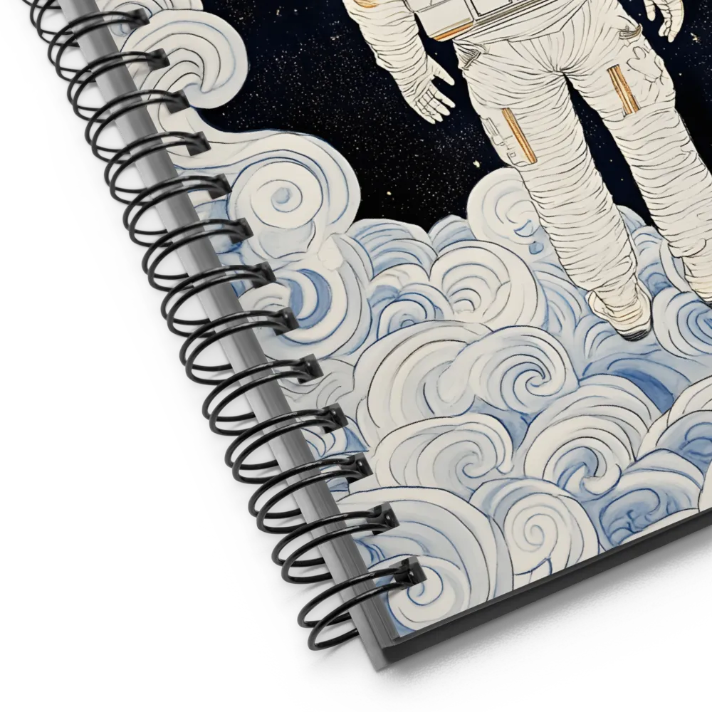Cosmic Cloud Wanderer 
 Spiral Notebook | 140 pages