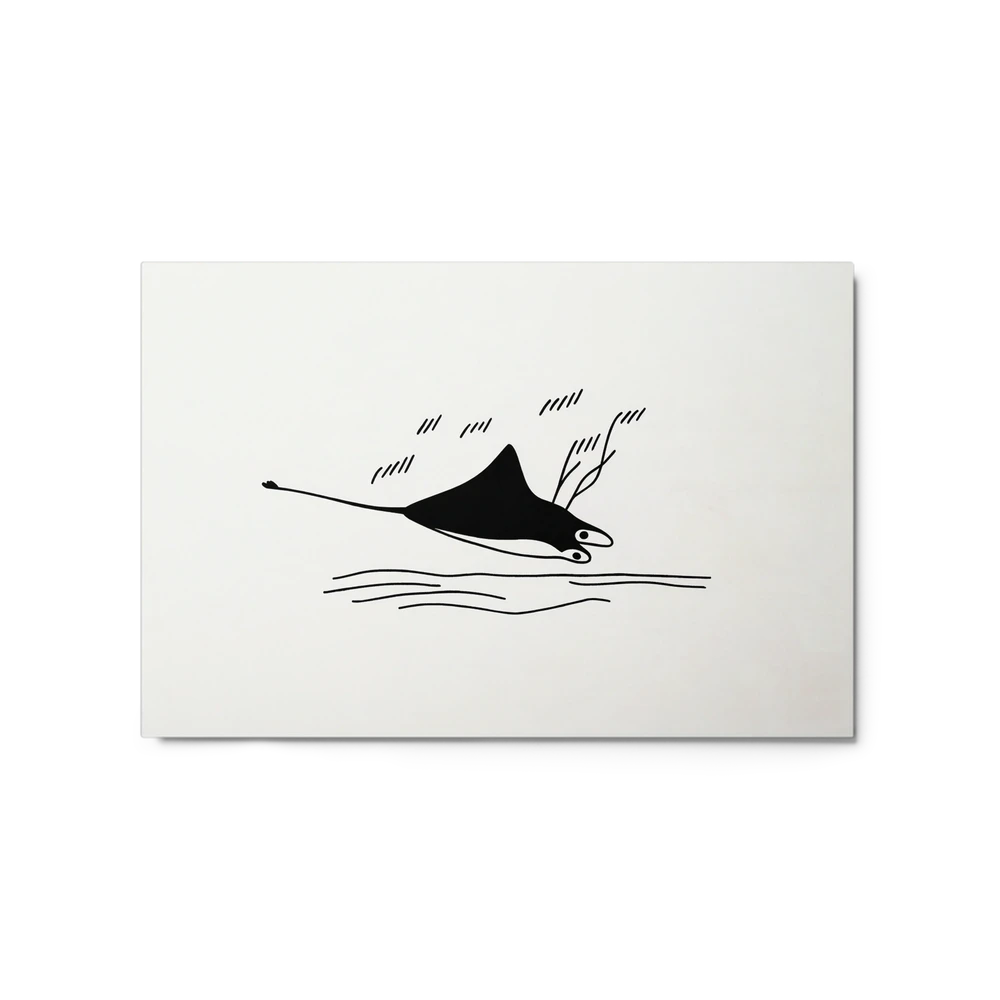 Gliding Manta Ray | Art Print