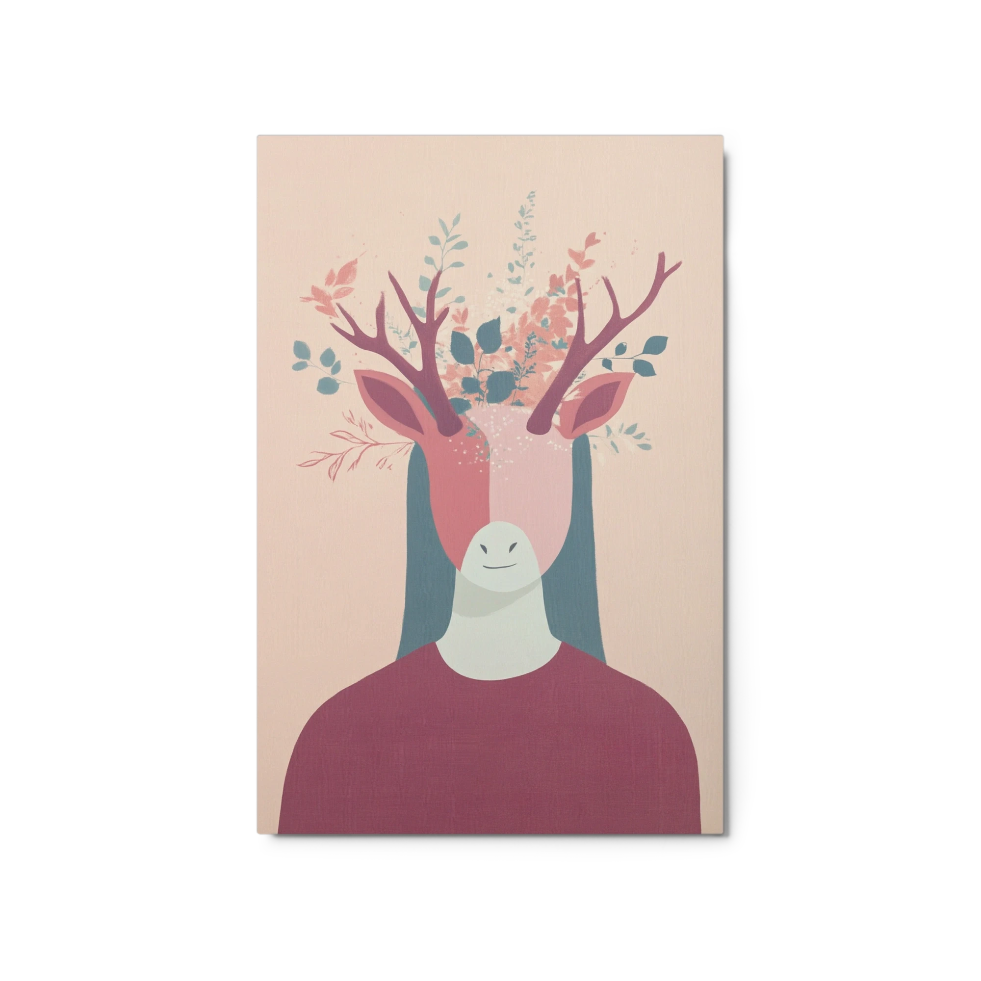 Stylized Deer-Human Figure