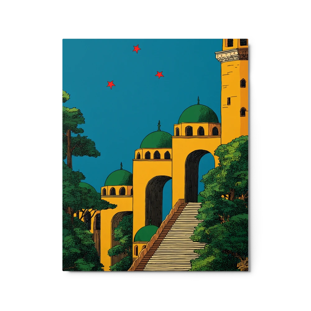The Emerald Domes | Art Print