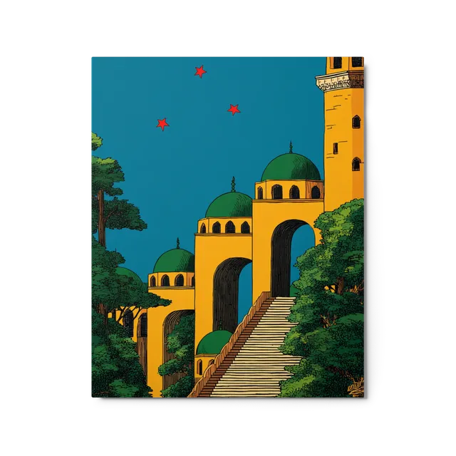 The Emerald Domes | Art Print