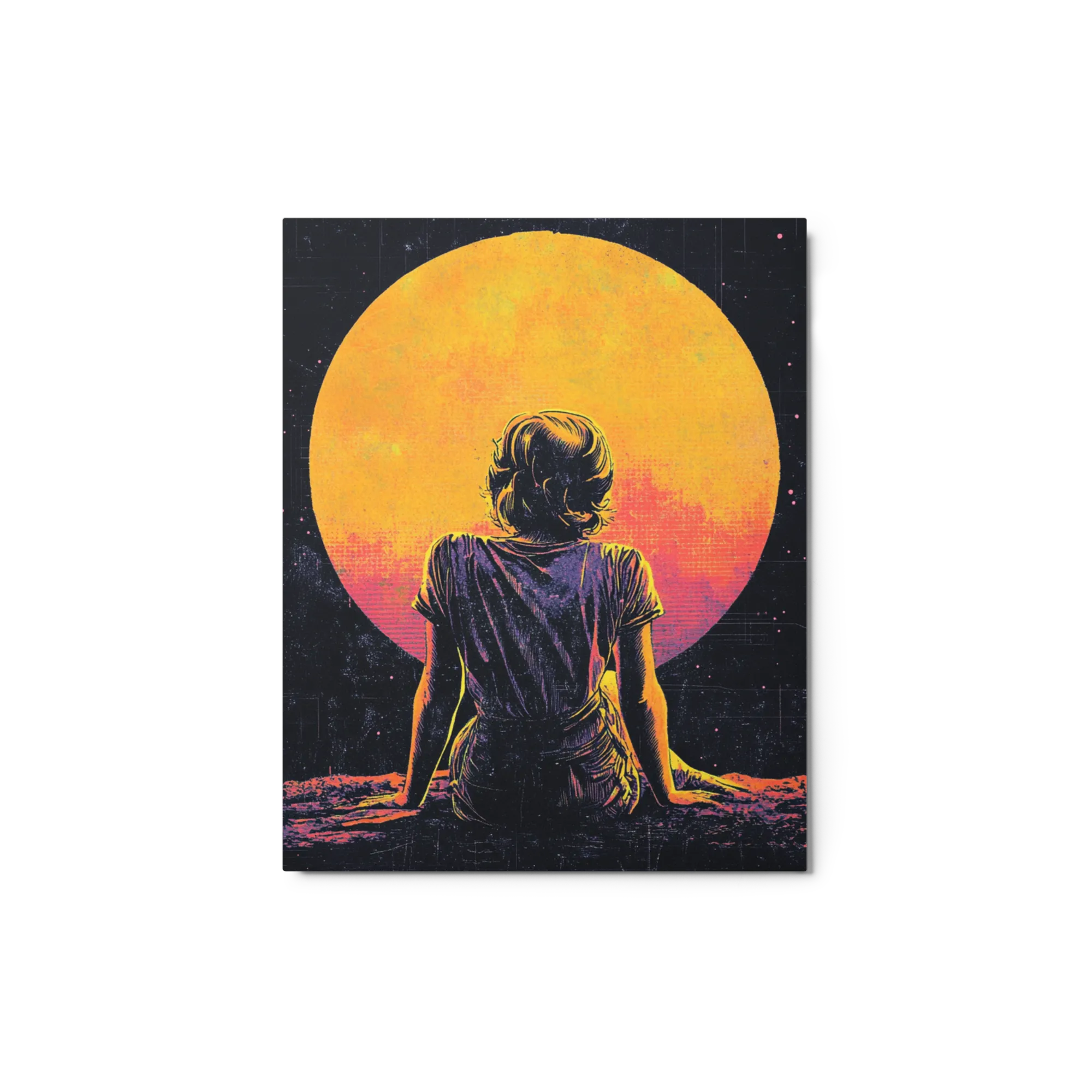 Gazing at the Golden Moon