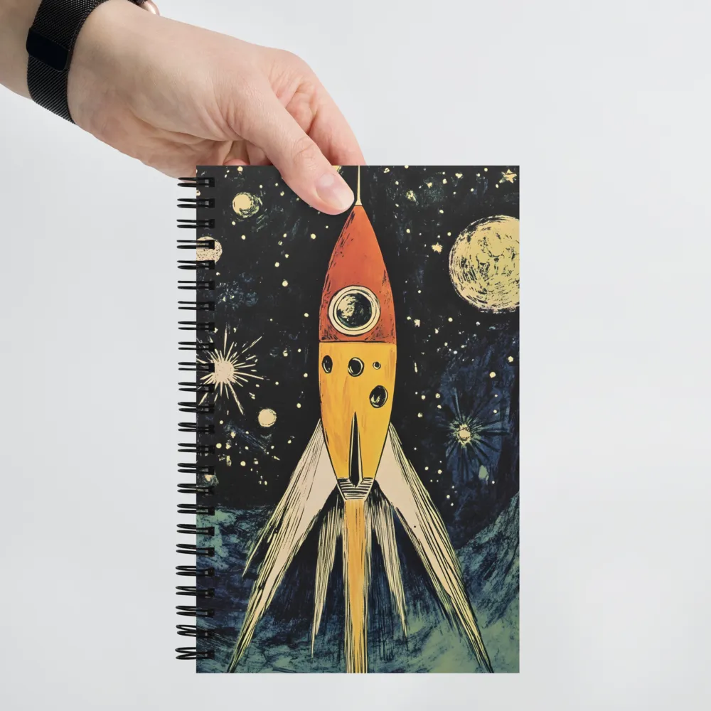 Cosmic Launch 
 Spiral Notebook | 140 pages