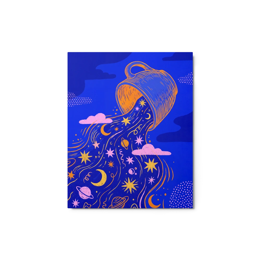 Celestial Overflow Illustration | Art Print