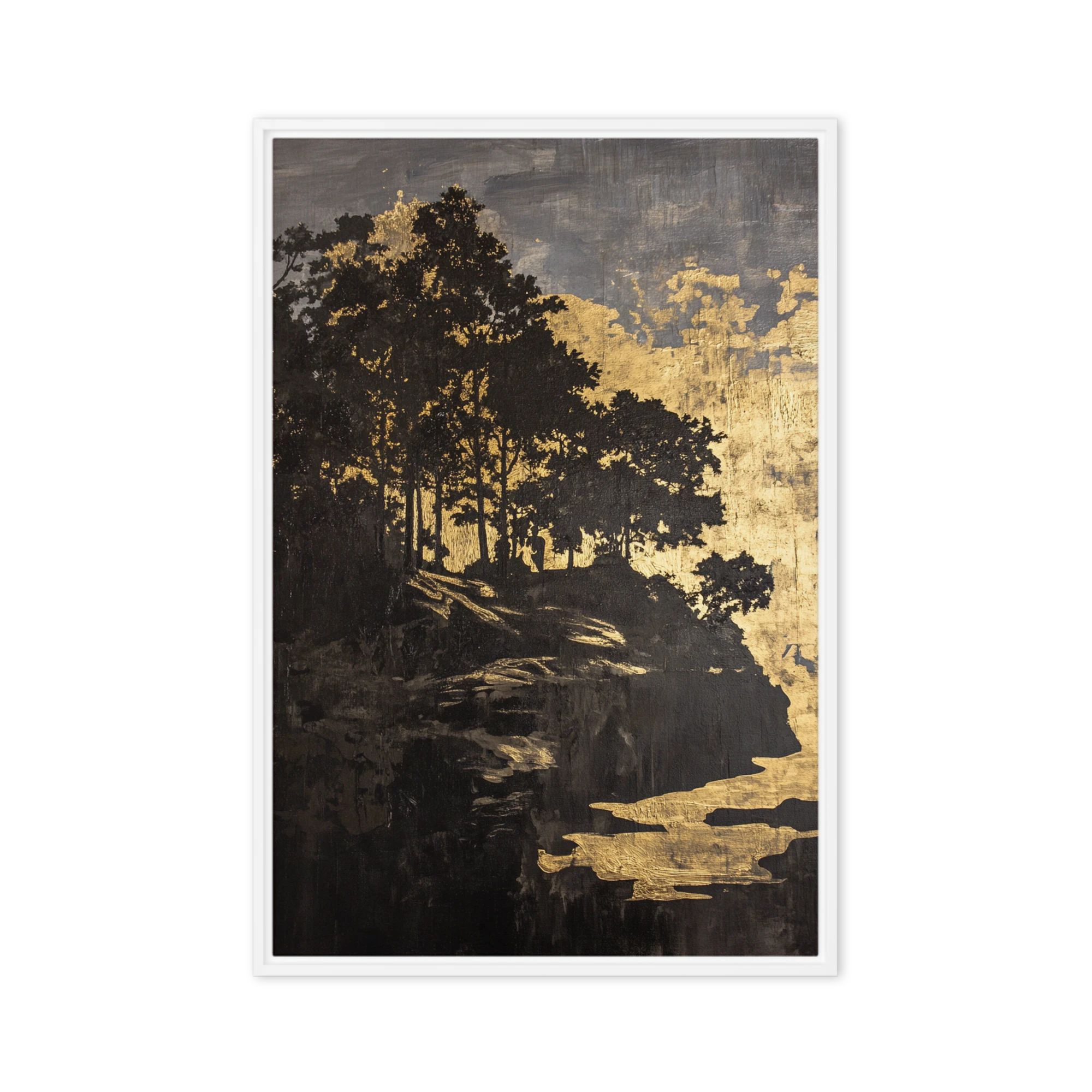 Golden Twilight Forest | Art Print