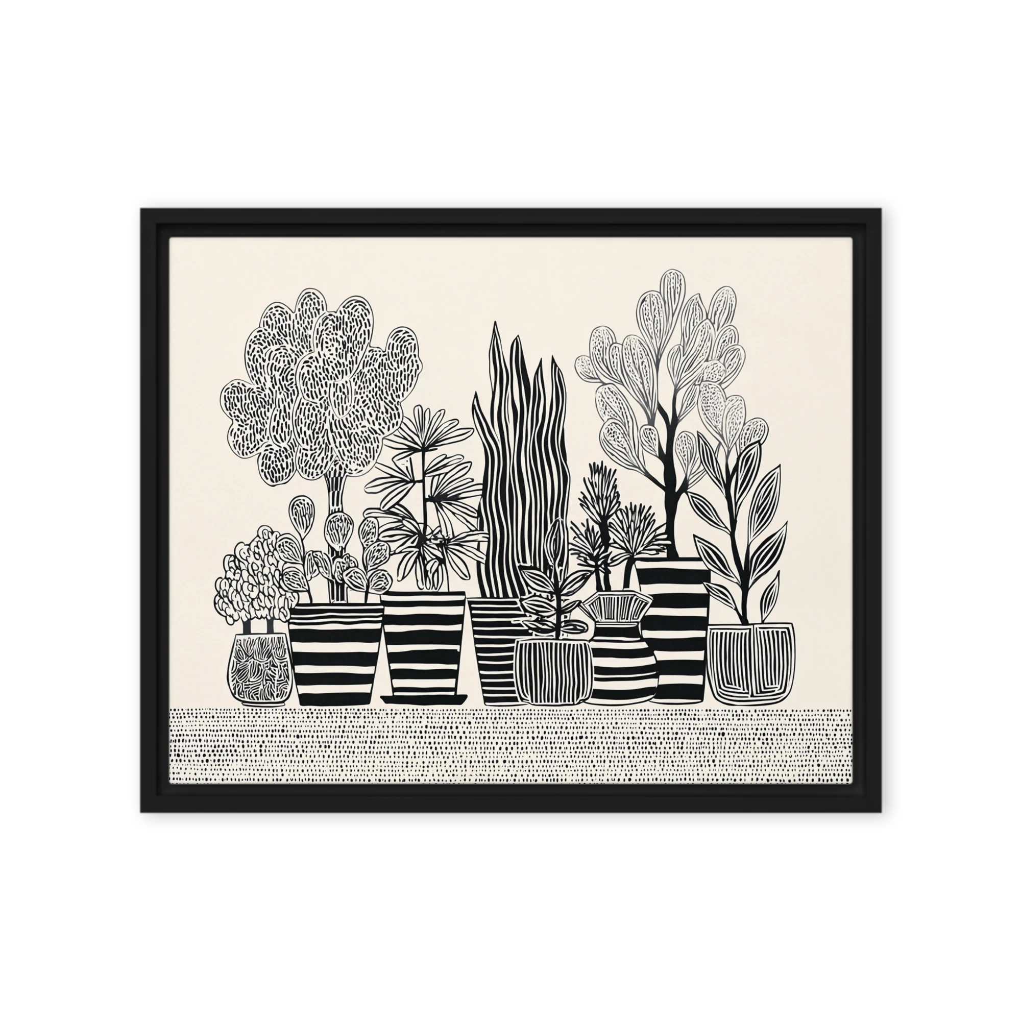 Indoor Botanical Line Art
