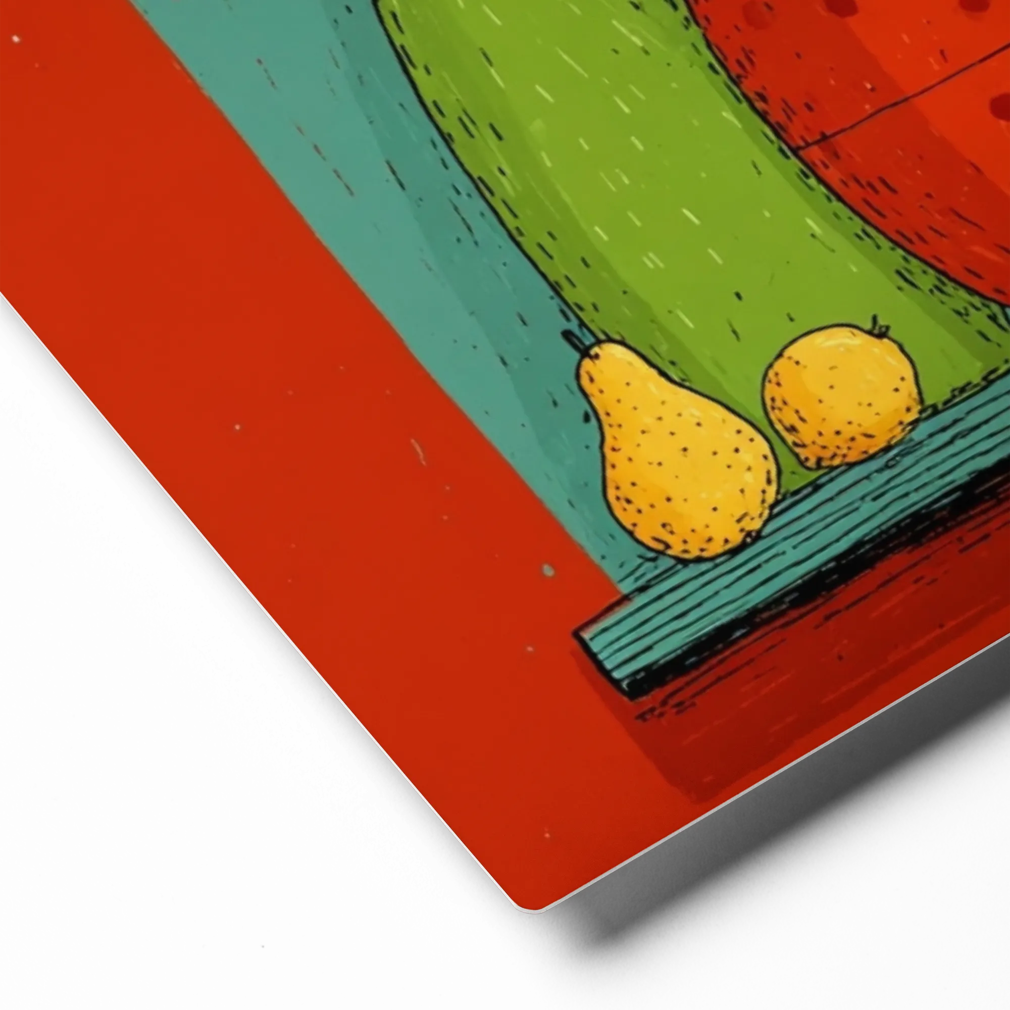 Eclectic Vases and Fruit | Art Print