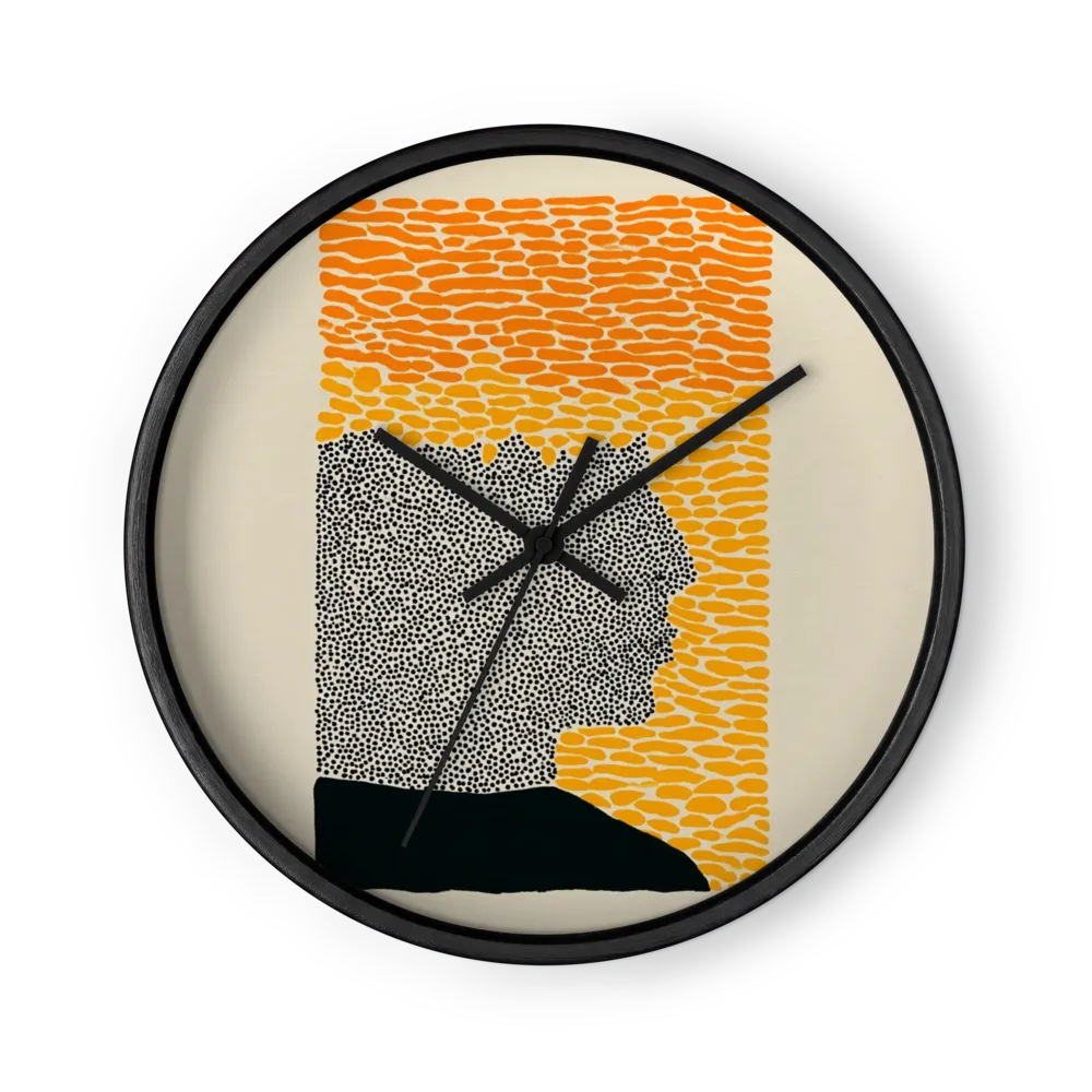 Dotted Silhouette | Wall Clock